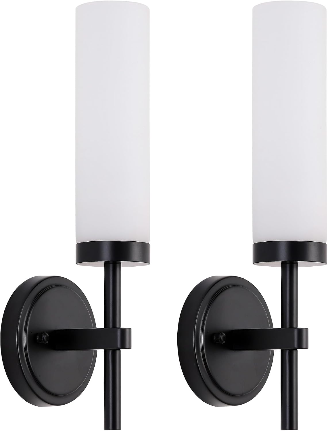 Wireless Wall Sconces with Remote Control, Battery Operated Wall Sconce Set of 2, Black & Gold Rechargeable Dimmable Wall Light for Bedroom Living room Bathroom Hallway Entryway Stairwell, 3000K