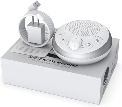 Sound Machine Loud White Noise Machine Nonstop Brown Noise Sleep Machine 30 Soothing Sounds for Baby Kids Adults Pink Noise Sounds Machine 36-Level Vol 4 Timer Memory Function for Home Travel Office
