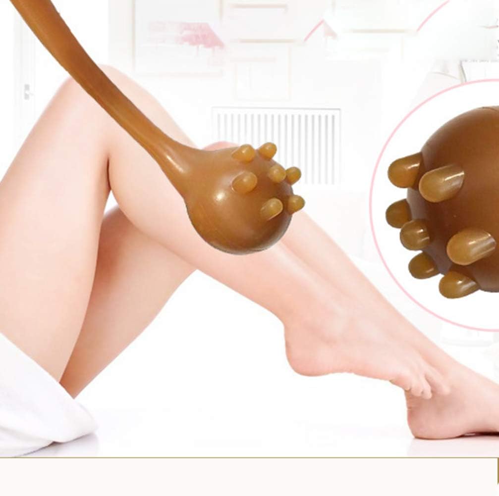 Healifty Fitness Massage Hammer Manual Back Massager for Neck Shoulder and Back Portable Body Massage Tool with Non-Slip Handle 10.62 in Rod for Self and Stress Relief