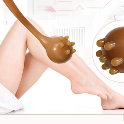 Healifty Fitness Massage Hammer Manual Back Massager for Neck Shoulder and Back Portable Body Massage Tool with Non-Slip Handle 10.62 in Rod for Self and Stress Relief