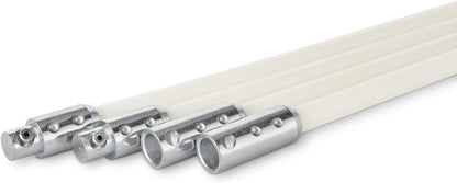 Dryer Vent Duct Cleaning Kit - Gardus RLE202 LintEater Rotary Dryer Vent Cleaner Kit, Removes Lint, Dryer Vent Cleaning System Extends Up to 12’ with 4 Flexible 3' Rods, Air Duct Cleaning Tools