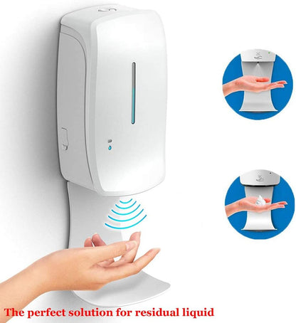 2pcs Drip Tray for Automatic Soap Dispenser or Hand Sanitizer Dispenser | Prevents slippery floors & stains. Ideal laundry detergent catcher or sanitizer drip tray for home, office, or hospital.