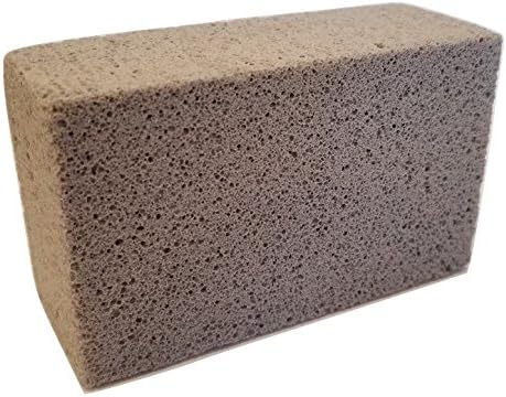 Handy Housewares Grill Cleaning Block - Non-Slip Grip Natural Pumice Stone BBQ/Flat Top Griddle Cleaner Brick (1-Pack)