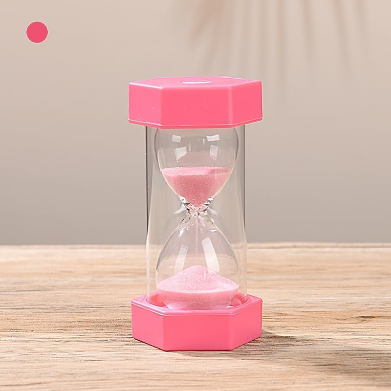 Colorful Sand Timers, Hourglass Sand Timers 5 Min Sandglass Timer with Protective Cover for Toothbrush Timer Games Classroom Home Office Cooking(Blue+5Min)