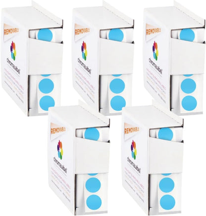 Removable Green Dot Stickers, 1/2 Inch, 1000/Box | Inventory Circle Labels with Removable Adhesive for Offices, Classrooms, Food Service, and Medical Settings. Made in USA