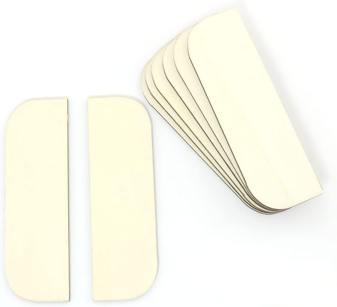 12PCS 3.5 Inch Hinge Repair Kit - Wooden Door Hole Cover & Filler Plates for Kitchen Cabinet Hinges