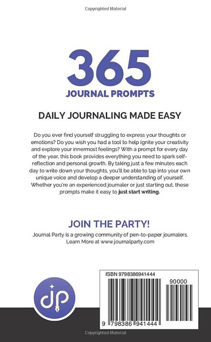 365 Journal Prompts: Writing Prompts For Daily Journaling And Self-Reflection