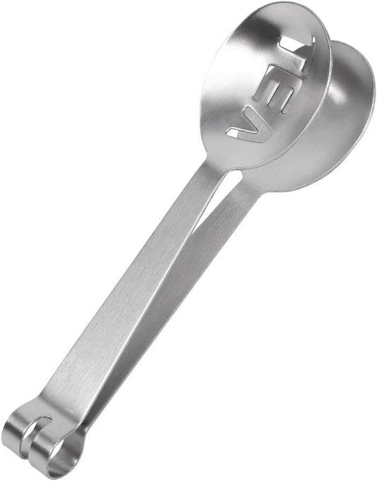 Tea Strainer Holder Clip, 12Cm Lightweight Stainless Steel Teabag Tongs Squeezer Strainer Grip Home Kitchen Craft Tool