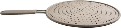 Silicone Splatter Guard for Frying Pan 28cm/11in, Heat Resistant Mesh Screen with Handle Cover, Non-Stick Grease Shield for Cooking Oil for SPLASH Prevention, Dishwasher Safe Kitchen Tool for Stove