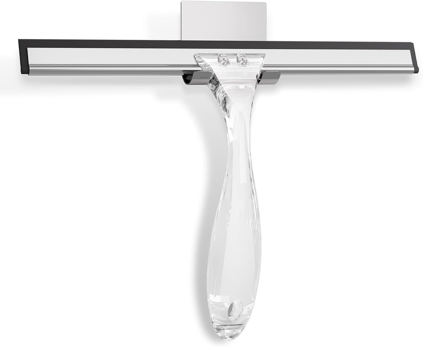AmazerBath Squeegee for Shower Glass Door, All-Purpose Squeegee with Hook for Shower Doors, Windows, Mirrors, Tiles and Car Glass, 10 Inches