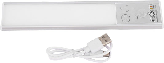 Buachois Motion Sensor Closet Light Super Thin Rechargeable Under Cabinet Lighting, Automatic On Off Indoor Light with 3 Color Temperature Adjustable Dimmable Brightness, for Kitch