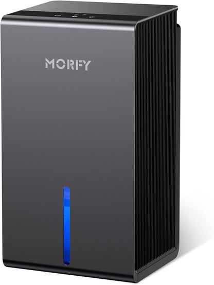 MORFY Dehumidifier, Small Dehumidifier for Bedroom Bathroom RV with Auto Shut Off, Compact Quiet Dehumidifiers for Room Home Closet Laundry Room