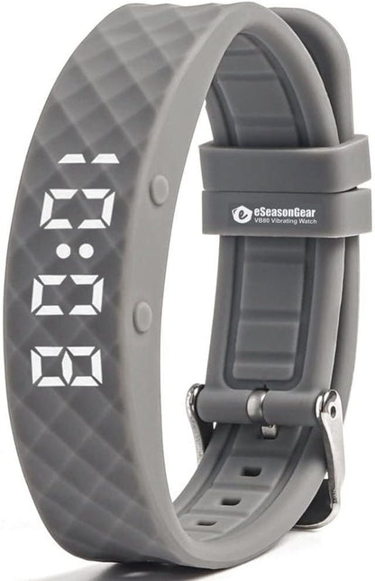 VB80 12 Alarm Vibrating Watch, Silent Vibration Shake Wake ADHD Medication Reminder