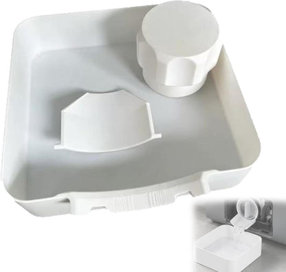 Washer Drain Pan, Washing Machine Drainage Tray, Universal Front-Load Washing Machine Drain Pan, Easy Installation for Basements, Apartments, Mobile Homes, Garages, and Rentals (Style A)