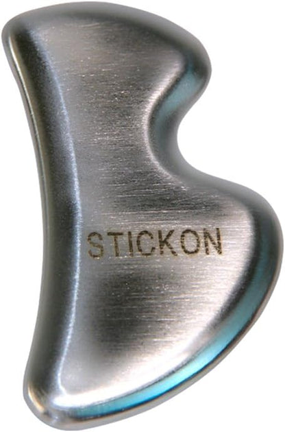 Stainless Steel Gua Sha Scraping Massage IASTM Soft Tissue Mobilization Tool (B Shape)
