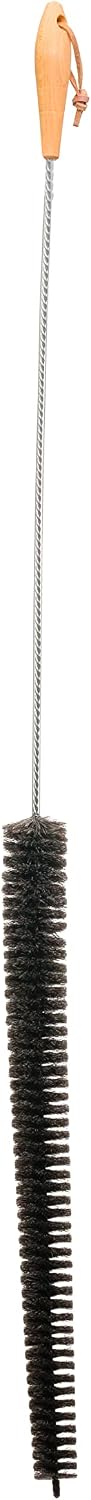 Redecker Natural Pig Bristle Radiator Brush with Oiled Beechwood Handle, 18-1/2-Inches