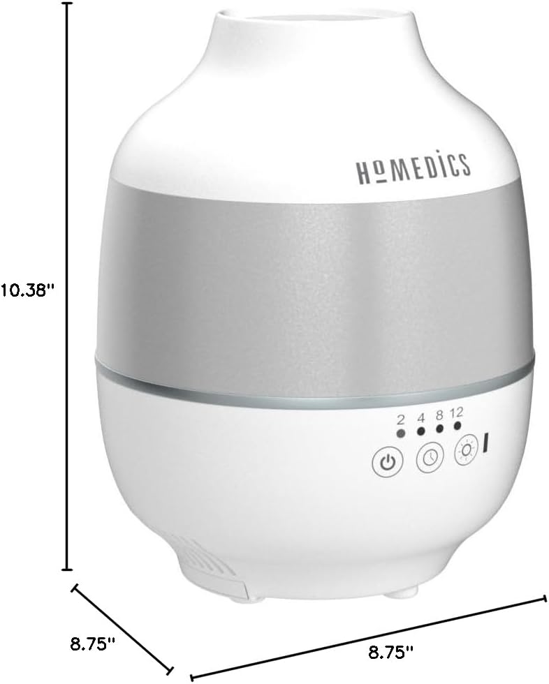 Homedics Cool Mist Humidifier Large Air Humidifiers 7-Color Night-Light