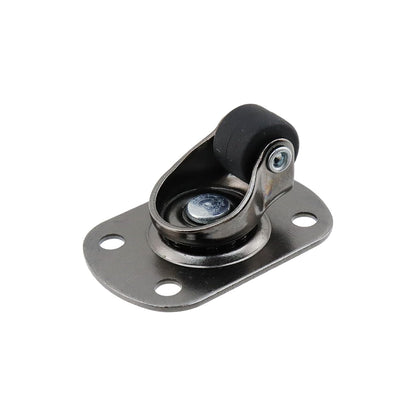 Semetall 4PCS Swivel Caster Wheels Square Cup Furniture Castors (Bronze) | 150kg Load Capacity, with Screws for Piano Feet, Sofa, Table, 1.02 Inch (26mm) Wheels