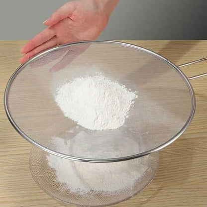 1Pc 10" Stainless Steel Pot Splatter Guard Fine Mesh Cover with Long Handle Home Kitchen Splatter Screen Fine Mesh Cover Lids for Cooking, Frying Pan, Silver