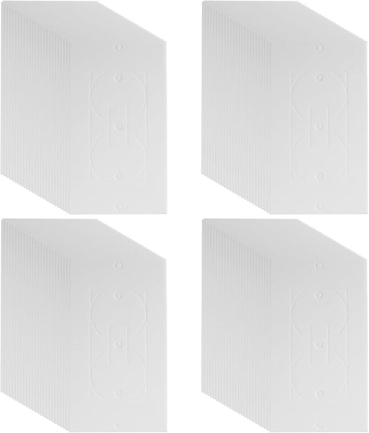 Outlet Insulators Draft Sealers, 100Pcs Electrical Outlet Insulation Pads, EVA Foam Gasket for Wall, Switch Socket Cover Easy Install
