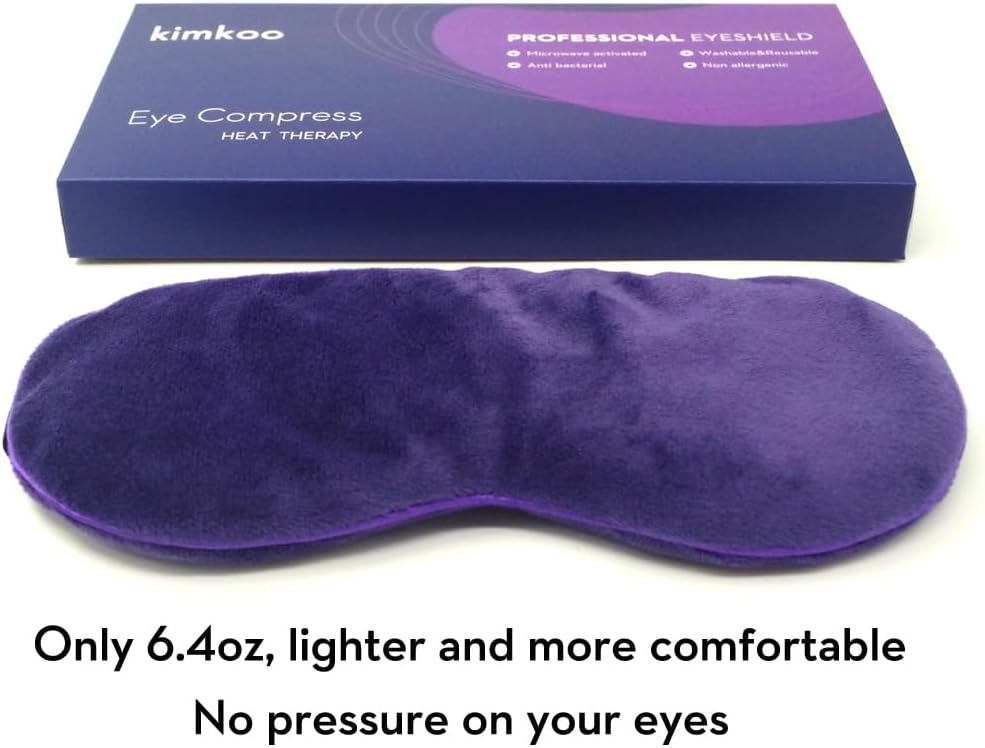 Moist Heat Eye Compress&Microwave Hot Eye Mask for Dry Eyes，Heated Eye Mask Natural and Healthy Therapies