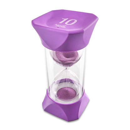 hand2mind Orange Jumbo Sand Timers, 5 Minute Sand Timer, Hourglass Sand Timer with Soft Rubber End Caps Offers Quiet Pausing, Classroom Sand Timers for Kids, Teeth Brushing and Game Timer (Set of 1)