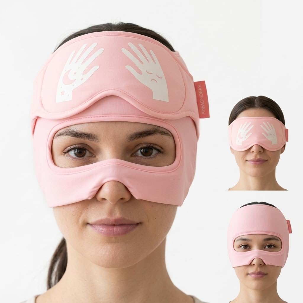 3-in-1 Migraine Relief Cap with Eye Holes