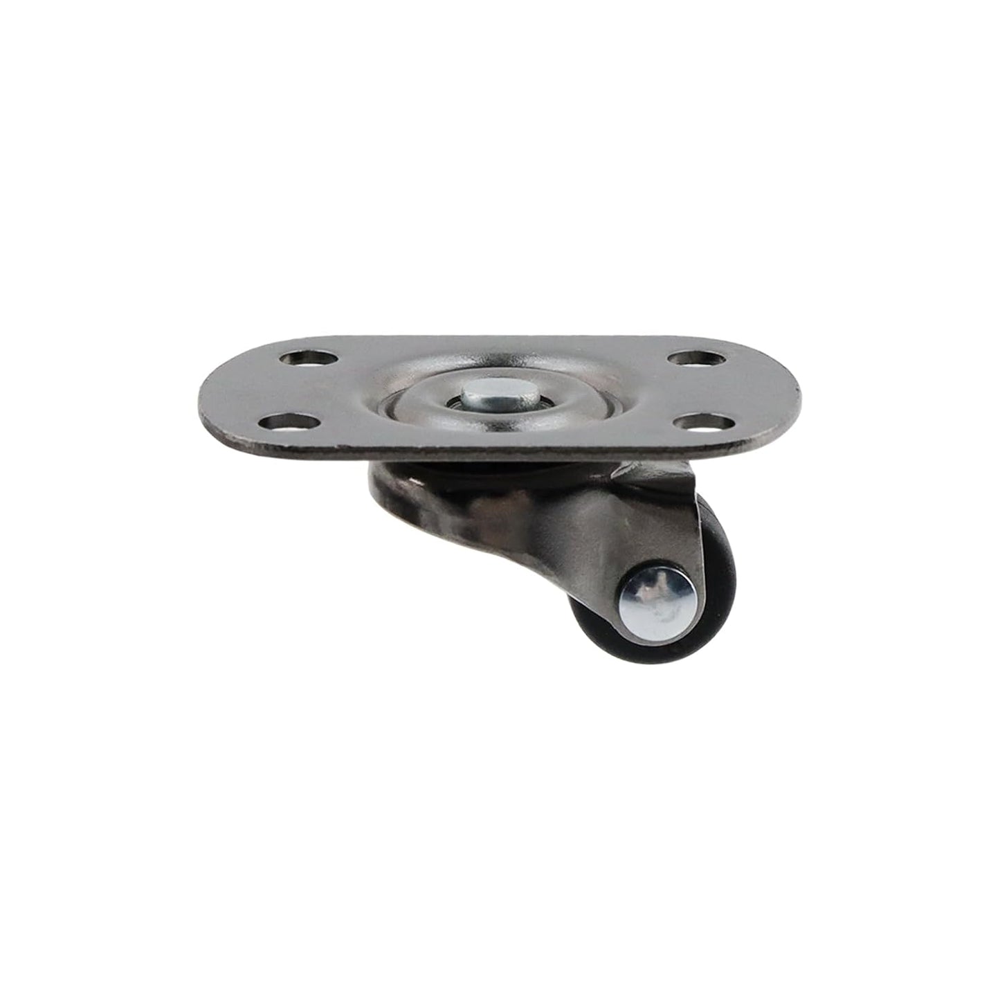 Semetall 4PCS Swivel Caster Wheels Square Cup Furniture Castors (Bronze) | 150kg Load Capacity, with Screws for Piano Feet, Sofa, Table, 1.02 Inch (26mm) Wheels