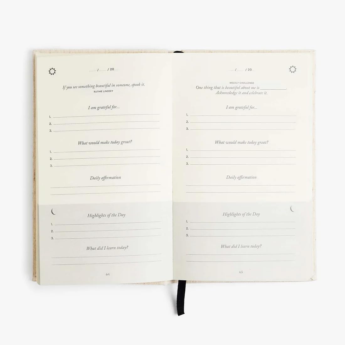 Intelligent Change The Five Minute Journal - Original Daily Gratitude Journal for Women & Men - Mindfulness, Happiness & Daily Reflection - Undated Planner - Affirmation Journal - Gifts for Women