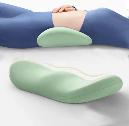 GDLKPS Sleep Lumbar Support Pillow is Used to Relieve Low Back Pain.Memory Foam Back Wedge Bolster Pillow for Side Sleepers for Car, Bed, Chair, Sofa Lower Back Pillow for Sleeping (Pink) (Pink)