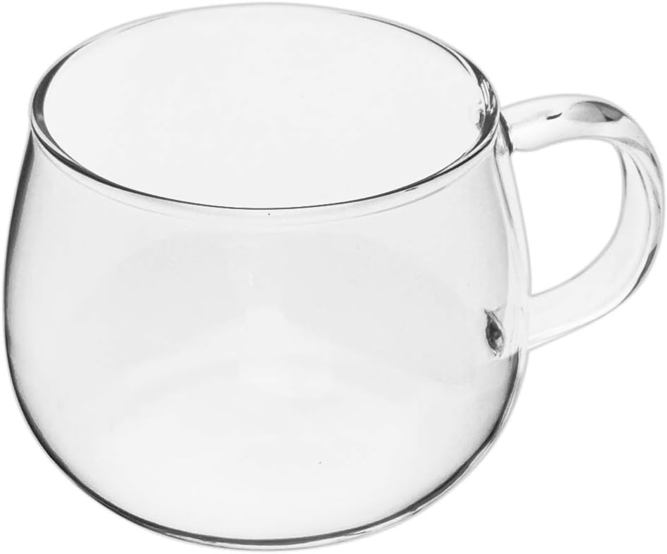 Glass Filtering Tea Maker Teapot with a Warmer and 6 Double-walled Tea Cups Set (Heating base, Standard)