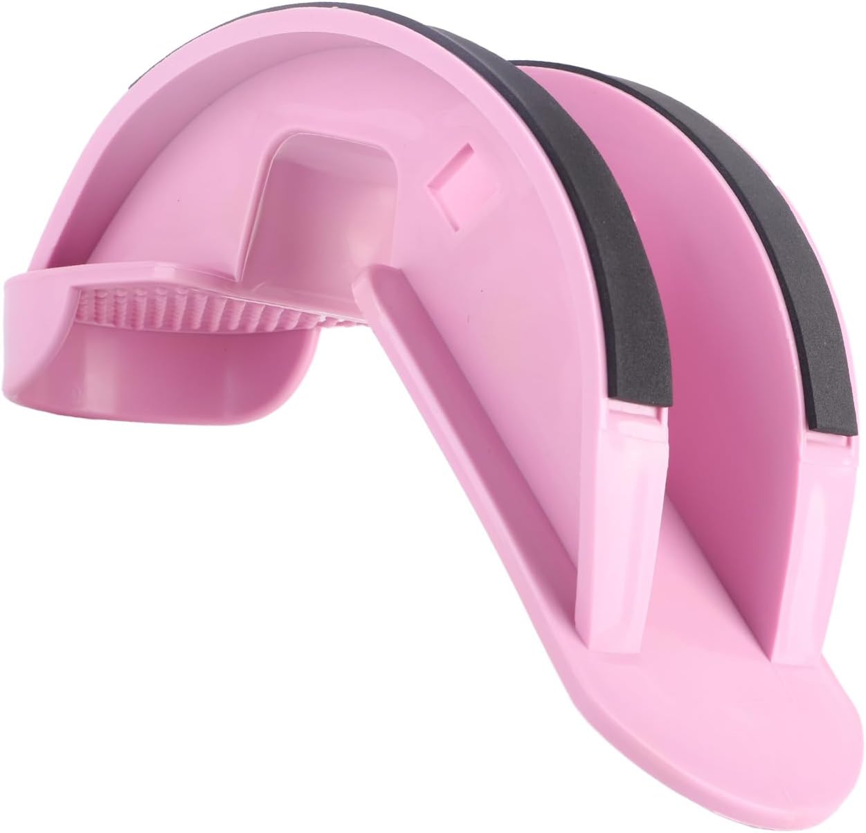 Calf Stretcher, Portable Foot Rocker for Yoga Fitness, Non Slip Rubber Strips for Ankle Strengthening and Flexibility Improvement (Pink)