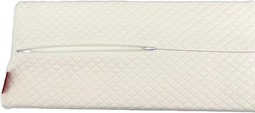 Memory Foam Half Moon Shaped Bolster Pillow for Neck Leg Knee Lumbar Feet Lower Back 16.5x7x4 (Grey)