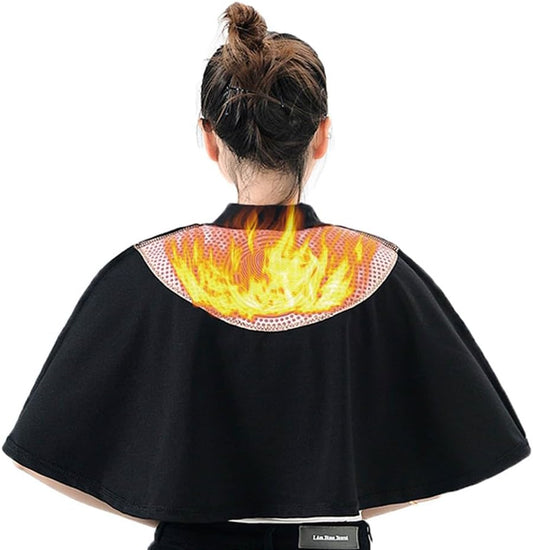 Self Heating Warm Shoulder Wrap Cape Neck Warmer Heat Pad Shoulder Protective Shawl for Postpartum Pregnant Women Men Elderly