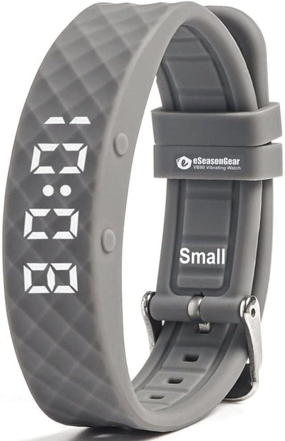 VB80 12 Alarm Vibrating Watch, Silent Vibration Shake Wake ADHD Medication Reminder
