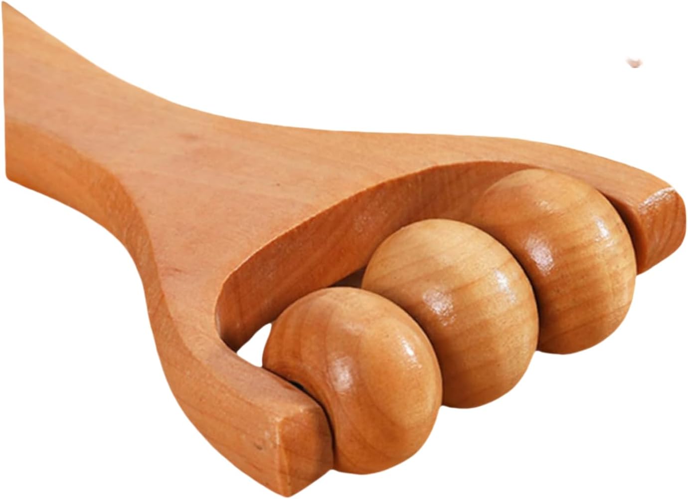 Natural Wooden Foot Roller Massager, Foot Massage Relief Tool | Ergonomic foot roller for muscle pain relief, practical wooden massage tool to soothe feet and bring relaxation.