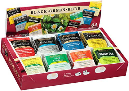 Bigelow Tea, Caffeine Free, 6 Flavor Herbal Tea Variety Pack, Pack of 6