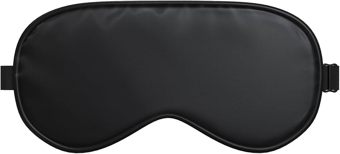 Sleep Mask Eye Mask for Men Women, 100% Blackout Zero Pressure Eye Patches | Soft Breathable Night Blindfold with Adjustable Elastic Strap(Black,1-Pack),Essentials For Travel,Camping,Vacations,And More