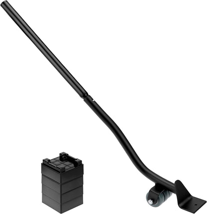 QWORK Furniture Lifter Tool, Appliance Furniture Metal Lifters for Heavy Furniture Movers Sliders Easily (1 Lifter & 4 Heightening Block)