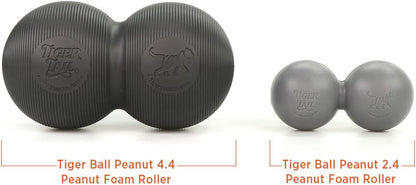Tiger Tail Tiger Ball Large 8-Inch Long by 4.4-Inch High Peanut Foam Roller Double Ball: Self-Help Body Massage Tool for Trigger Points and Muscle Knots
