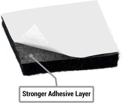 5 Pack Felt Furniture Pads 12"x8" Heavy Duty 1/5" Self Adhesive Felt Sheets Protector Felt Pads for Hardwood Floors Cuttable Furniture Pads for Furniture Feet Bed Chair Couch Table Legs