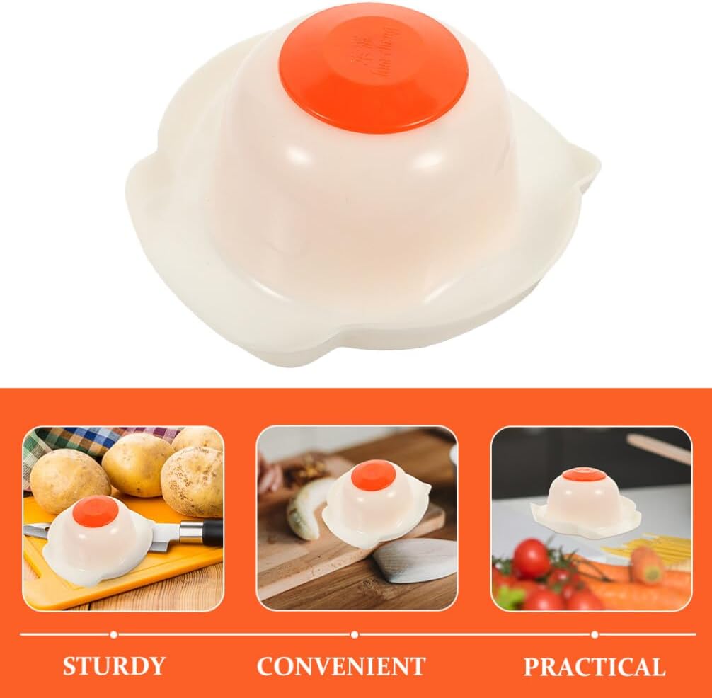 Garneck Food Safety Holder for Mandoline Slicer Plastic Food Holder and Finger Protector for Grating Vegetables Stable Vegetable Cutting Device for Onions Potatoes Fruits 4.40 X 4.13 X 2.16 in