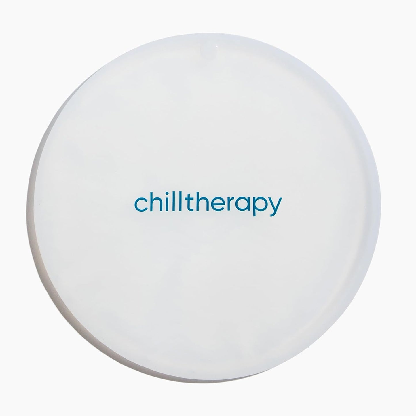 Chilltherapy Small Ripple Reusable Ice Pack for Face & Eyes, 4” Precision Cold Therapy Gel Pack, Flexible Silicone Cooling Pad for Puffy Eyes, Skincare & Targeted Relief, Compact Travel Size