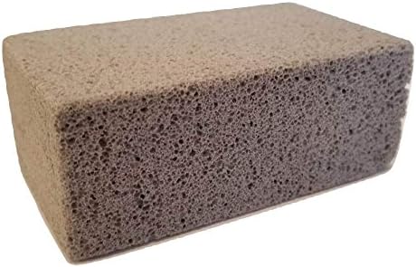 Handy Housewares Grill Cleaning Block - Non-Slip Grip Natural Pumice Stone BBQ/Flat Top Griddle Cleaner Brick (1-Pack)
