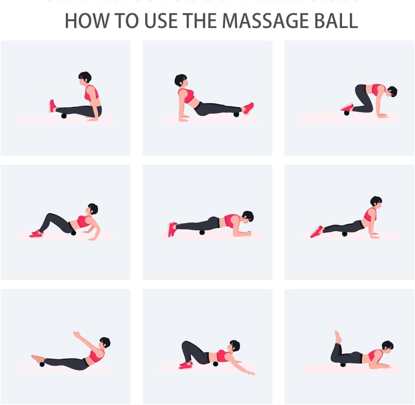 Hard Peanut Massage Ball, Double Lacrosse Massage Ball. Deep Tissue Massage Roller Mobility Ball for Physical Therapy Myofascial Release Muscle Relaxer Acupoint Massage (Blue) | Mobility Massager Tool for Deep Tissue Physical Therapy Myofascial Release