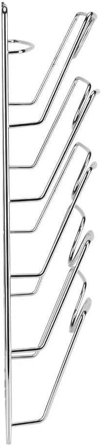 TOPINCN Pot Lid Holder, Iron Kitchen Organizer Rack Rest Wall Door Mounted Kitchen Cabinet Storage Rack Holder for Pot & Pan Lids