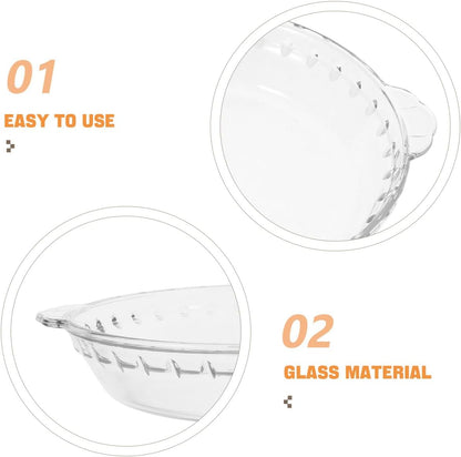 Glass Microwave Splatter Cover 8.93 Inch Vented Heat Resistant Lid Food Protector for Microwave Oven Dishwasher Safe Food Cover and Steam Bowl Lid