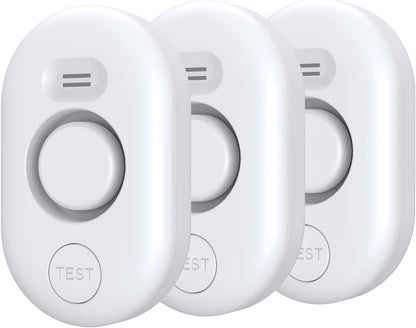 Water Leak Detector Sensor Alarm: Home Water Flooding Monitor Smart Sink Overflow Monitoring Adjustable Wet Moisture Alert Pipe Leakage Drip Detection Warning for Basement Floor
