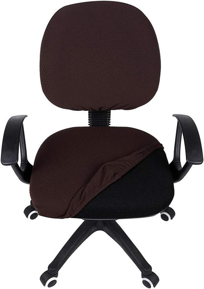 Smiry Office Computer Chair Armrest Covers, 2PCs Anti-dust Arm Rest Pad | Removable Washable Desk Chair Arm Pad Covers, Grey