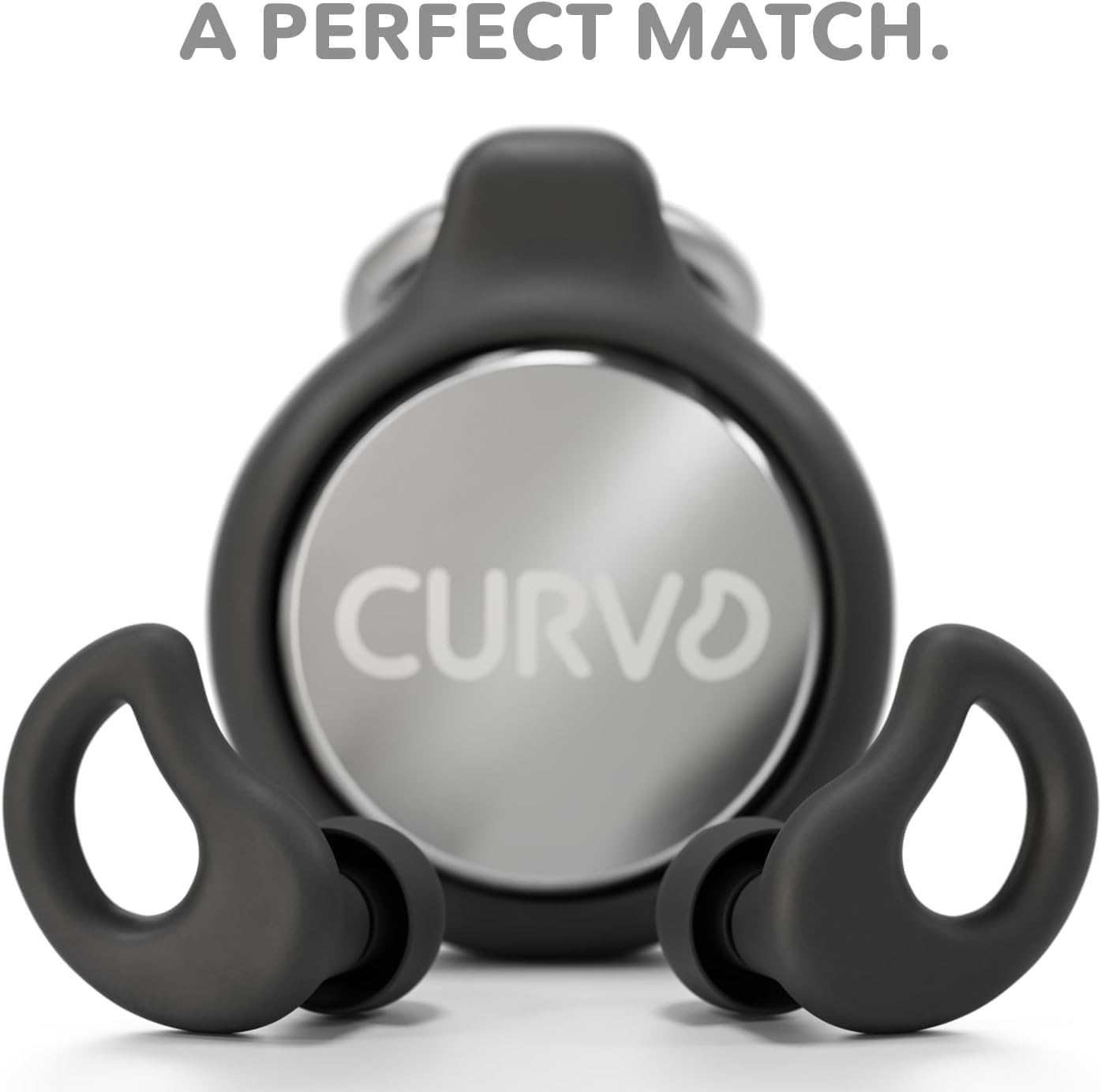 CURVD Ear Plugs for Sleeping, Noise Blocking Earplugs, 28dB SNR (Blue)